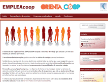 Tablet Screenshot of emplea.coop